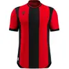 Macron Propus Eco Shirt Korte Mouw Heren - Rood / Zwart | Maat: XL