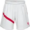 Macron Shen Eco Short Heren - Wit / Rood | Maat: S