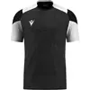 Macron Glory Golem Shirt Korte Mouw Heren - Zwart / Wit | Maat: L