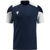 Macron Glory Golem Shirt Korte Mouw Heren - Marine / Wit | Maat: XL