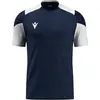 Macron Glory Golem Shirt Korte Mouw Heren - Marine / Wit | Maat: M