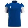 Macron Glory Golem Shirt Korte Mouw Heren - Royal / Wit | Maat: 4XL