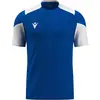 Macron Glory Golem Shirt Korte Mouw Heren - Royal / Wit | Maat: M
