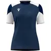 Macron Glory Sphinx Shirt Korte Mouw Dames - Marine / Wit | Maat: XL