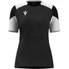 Macron Glory Sphinx Shirt Korte Mouw Dames - Zwart / Wit | Maat: 3XL