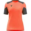 Macron Glory Sphinx Shirt Korte Mouw Dames - Koraal / Antraciet | Maat...