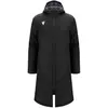 Macron Northland Long Coach Jacket Heren - Zwart | Maat: S
