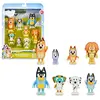 Bluey Pack 8 Figurines : Famille et Amis
