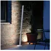 ZAFFERANO Lampadaire led Pencil Blanc 18W IP65 Grand module H146cm
