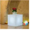 MONACIS Lampe carré en résine h 40 Lampe Blanche 40x40 cm mod. Cube le...