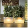 Jardinière Led - TEKNOPLAST - Flowerpot Top Led - Rectangulaire - Multicolor - 90x30 CM - 50 Litres