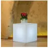 IDRALITE Lampe carré en résine h 40 Lampe Blanche 40x40 cm mod. Cube lampe blanche