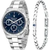 Maserati, Montre, R8853100047, Argent, (Horloge analogique, 43 mm)
