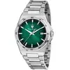 Maserati, Montre, Velocita Slim, Argent, (Montre analogique, 40 mm)