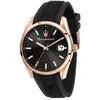 Maserati Montre Homme Maserati Attrazione Analogique Silicone Noir Umar8851151002