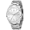 Maserati, Montre, Herrenuhr Attrazione, Argent, (43 mm)