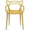 Chaise design Kartell Masters - Jaune moutarde - Extérieur