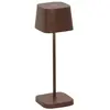 BENEITO FAURE Zafferano OFELIA PRO MICRO Lampe de table LED Corten rechargeable et dimmable