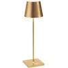 Lampe de table LED Zafferano Poldina Pro Gold Leaf, rechargeable et di...