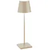 ZAFFERANO Lampe de table LED rechargeable et dimmable Poldina Pro Sand...