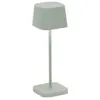 BENEITO FAURE Ofelia pro micro led lampe de table Salvia rechargeable et dimmable - Zafferano