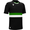 Macron Charon Eco Shirt Korte Mouw Heren - Zwart / Groen / Wit | Maat:...