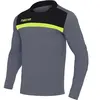 Macron Feo Keepershirt Lange Mouw Heren - Antraciet / Zwart / Fluogeel...