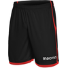 Macron Algol Short Kinderen - Zwart / Rood | Maat: 7-8 Y