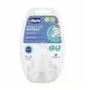Chicco Perfect 5 zuigers, 0+ maanden, 1 gat, 2 stuks, transparant