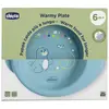 Chicco, Vaisselle + couverts pour enfants, Wärmeplatte türkis 6m+