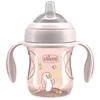Chicco, Biberon, TRANSITION cup pink 4m+ (200 ml)