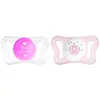 Chicco 00075121110000 fopspeen Ultra soft pacifier Rond Silicone Roze