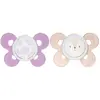 Chicco 74933110000 Sucette Physio Comfort Silicone - Rose - 6-16m