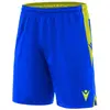 Macron Tempel Short Heren - Royal / Geel | Maat: XL