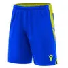 Macron Tempel Short Kinderen - Royal / Geel | Maat: 7-8 Y