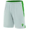 Macron Tempel Short Heren - Wit / Groen | Maat: M