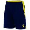 Macron Tempel Short Heren - Marine / Geel | Maat: 3XL