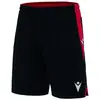 Macron Tempel Short Heren - Zwart / Rood | Maat: 3XL