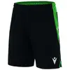Macron Tempel Short Kinderen - Zwart / Groen | Maat: 11-12 Y