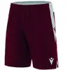 Macron Tempel Short Heren - Bordeaux / Wit | Maat: L