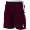Macron Tempel Short Heren - Bordeaux / Wit | Maat: XL