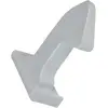 Crochet de porte d'origine pour lave-linge WHIRLPOOL - Blanc