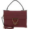 COCCINELLE Leren Handtas Schoudertas Arlettis Handbag Brandy Bruine