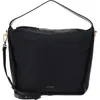 COCCINELLE Sac à épaule noir en cuir pour femme - Dorian Shoulder Bag ...