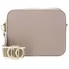 COCCINELLE Leren Schoudertas Tebe Crossover Bag Rosette Beige