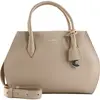 COCCINELLE Sac à épaule bandoulière beige en cuir pour femme - Lord Ha...