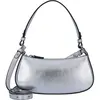 COCCINELLE Sac à épaule argent en cuir pour femme - Merveille Mini Bag...
