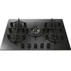 Candy CVG74WTB Noir Encastrable 75 cm Gaz 5 Brûleurs