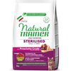 3kg Stérilisé avec du jambon cru Trainer Natural sec pour les chats