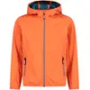 CMP Veste légère Softshell Capuche Fixe Unisexe Enfants, Campari, 164
